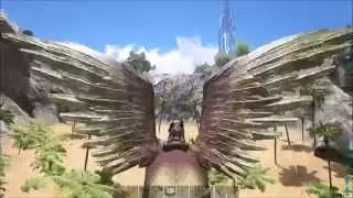 Ark: survival Evolved-Riding Argentavis and T Rex