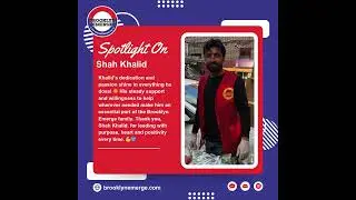 Community Spotlight: Shah Khalid
