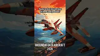 Top 5 Ground Attack Aircraft of 2024: Powerhouses of Precision!    #shorts #shortsfeed