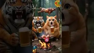 &ldquo;Jungle War 😂 | Cat Tiger Ki Jodi Ne Sabko Lada Diya! | Cartoon Funny Video&rdquo;  #moralstories #cartoon
