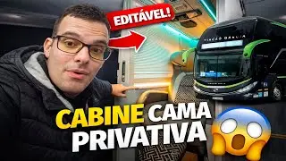 Isso é um ÔNIBUS ou um HOTEL? 😱 Cabine Cama Privativa Garcia