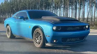 Установка тормозов Powerstop z26 Street Warrior на Dodge Challenger Scat Pack