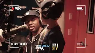 DJ Caesar X Coach P R X Consequence talk battle rap on #WeekendWorkSXM