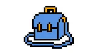 Blue Bag / Синяя сумка #shorts#bag#painting#pixel#graphics