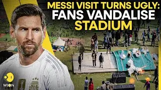 Messi&rsquo;s India Visit Turns Into CHAOS! Angry Fans Trash Kolkata Stadium | WION Originals
