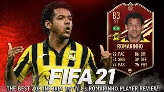 THE BEST 20K INFORM! TOTW 83 ROMARINHO PLAYER REVIEW! FIFA 21 ULTIMATE TEAM