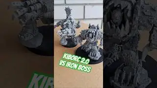Live: Kiborc 2.0 vs Iron Boss #kitbash #wargames  #miniatures #orcs #spaceorcs #grimdark #greenskins