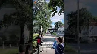 Capital Bra und Samra machen Fahrradrennen in Berlin (Instagram Story 03.06.2020)