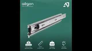 Transform your drawers into powerhouses of durability with a&euml;gon heavy-duty telescopic slides #a&euml;gon