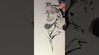I tried the Tombow Grayscale Dual Brush Pens #tombow #artmarkers #drawing #art