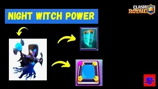 Night Witch's Power || Clash Royale Top Moments 26