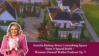 Sims 4 Female Founder Office Build | Natalia Bishop on Risk, Wealth & Success