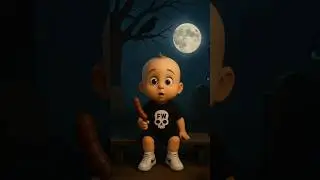 The Baby Who Laughed at a Zombie 😱🌕 Funny Horror Short #shorts #halloween #cute