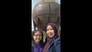 Strolling around with Noureen at Waypoint park, Bellingham Washington USA.
