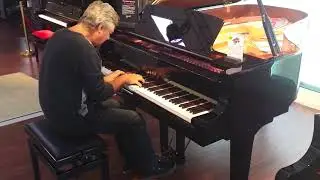 Autumn Leaves - trying Yamaha Grand Piano @ Boullard Musique (Morges) Geneva Switzerland