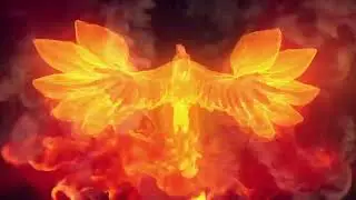 Lion Roaring Same as Phoenix Birth Fire 3D | Mechanical Logo Intro 040 | Royal Whatsapp Status Free