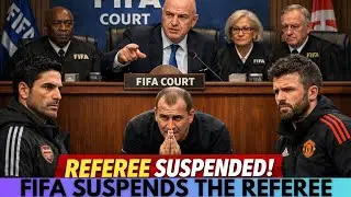 JUSTICE TOO LATE? FIFA SUSPENDS REFEREE AFTER ARSENAL&rsquo;S CLEAR PENALTY WAS IGNORED.