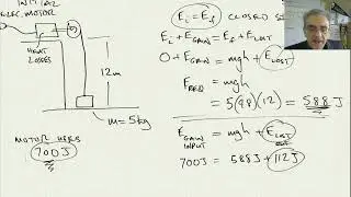 Physics 11 Lesson 35: Efficiency and work lost to heat
