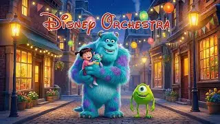 Оркестровый вечер Disney с Салли, Майком и Бу 🌙 Музыка для спокойствия и счастья