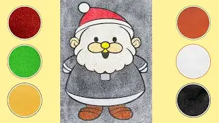 Christmas is Here! Let&rsquo;s Create Sand Art with Santa Claus &ndash; Fun and Festive for Kids!