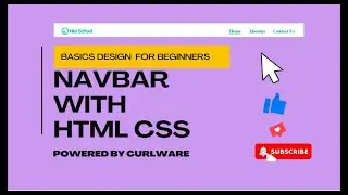 Professional HTML CSS navbar design 2024 | For beginners Student #navbar #html #CSS #website