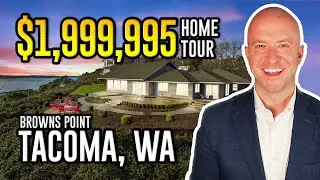 Inside a $2M Tacoma Luxury Home in Browns Point WA | Living in Tacoma Washington | Tacoma WA