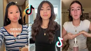 Makeup Tutorial Tiktok Compilation - GRWM  ( Get Ready With Me ) ❤️(Skincare, Makeup, Outfits) 1870
