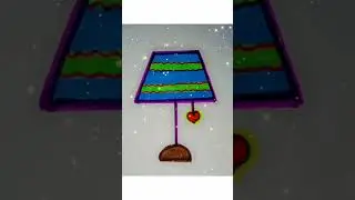 How to draw table lamp easy step by step drawing tutorial for beginners #shorts #cute #art #drawing