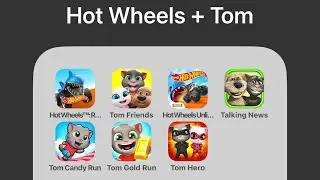 Hot Wheels & Talking Tom Games: Hot Wheels Race Off,Unlimited,Talking Tom Friends,Tom Gold Run