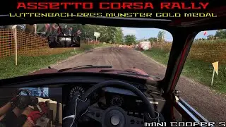 ASSETTO CORSA RALLY | Taking Mini Cooper S on a tarmac spin | Luttenbach Pres Munster Gold Medal