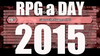 RPGaDAY2015 Day 19 - Favourite Supers RPG
