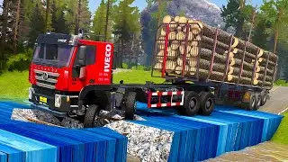 Watch These Trucks Take On Impossible Roads! Spintires: Mudrunner Truck Mod Game Hyper Truck