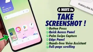 Samsung Galaxy A56 5G: Take Screenshots! [6 Ways]
