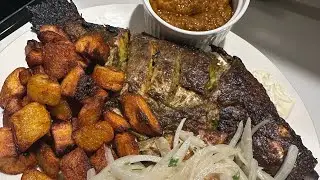 Poisson braisé au four|| grilled fish 