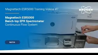 Continuous Flow System for Magnettech ESR5000 | EPR Training Videos #7