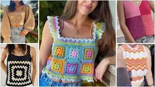 Most Beautiful & stylish crochet tunic top| blouse shirt designs ideas #2025