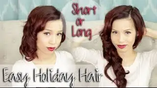 ❄ Easy Affordable Holiday Hair Tutorial ❄