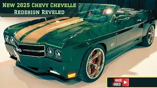 New 2025 Chevy Chevelle SS Redesign Reveal - Modern Look