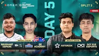 [HINDI] OMEN VCSA Split 3 &ndash; Day 5 || OMEN VALORANT Challengers South Asia 2025