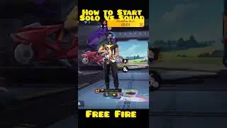 How To Start Solo Vs Squad In Free Fire 🤔
