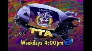 1992 Fox Kids Tiny Toon Adventures Too Hip Weekdays 30sec promo