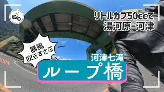 原付リトルカブで河津七滝ループ橋〜気付いたら天城峠を越えていた【vlog-3】