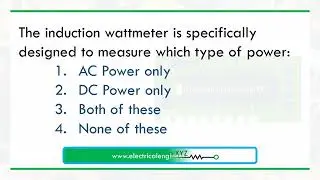 The induction wattmeter is specifically designed to measure which type of power
