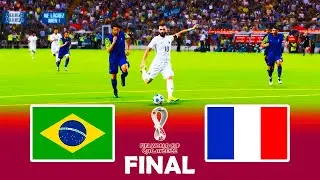 PES 2021 - BRAZIL vs FRANCE | Final FIFA World Cup 2022 Qatar