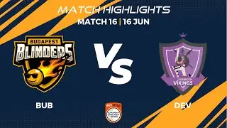 Match 16 - BUB vs DEV | Highlights | FanCode ECS Hungary, 2022 Day 4 | ECS22.304