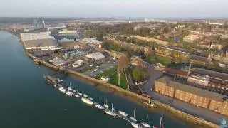 Landmarks along the River Medway