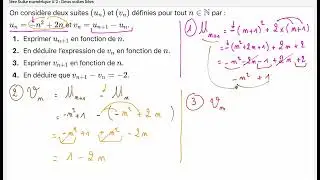 1ère Suite numérique # 2 : Deux suites liées
