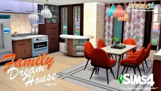 FAMILY DREAM HOUSE | THE SIMS 4 | NO CC | Collab Lissy Builds