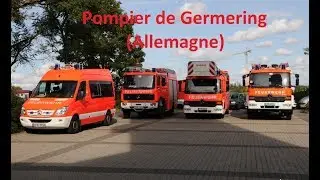 Visite des pompiers de Germering (Allemagne)