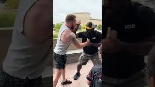 Using jiu jitsu in real life when a stranger invades my personal space #jiujitsu #bjj